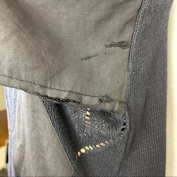 🚫SOLD🚫 VTG 80’s Black Open Knit Diamond Panel - Picture 15 of 16